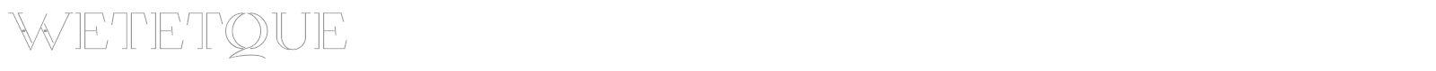 Wetetque font preview